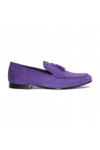 Duca Anzio Suede Tassel Loafer (D1179)-AmbrogioShoes