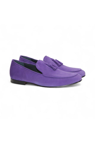 Duca Anzio Suede Tassel Loafer (D1179)-AmbrogioShoes