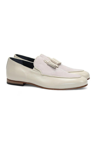 Duca Anzio Suede Tassel Loafer (D1179)-AmbrogioShoes