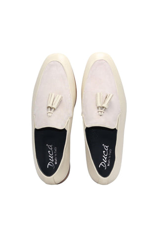 Duca Anzio Suede Tassel Loafer (D1179)-AmbrogioShoes