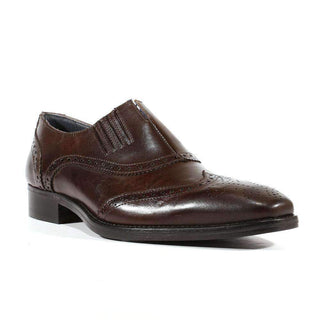 Duca Shoes Mens Shoes Crust T Moro Italian Leather Loafers (D2104)-AmbrogioShoes