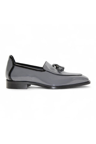 Duca Fano Men’s Shoes Patent Leather Tassel Loafer (D1138)-AmbrogioShoes