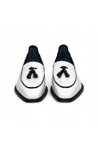 Duca Fano Men’s Shoes Patent Leather Tassel Loafer (D1138)-AmbrogioShoes