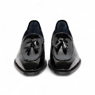 Duca Fano Men’s Shoes Patent Leather Tassel Loafer (D1138)-AmbrogioShoes