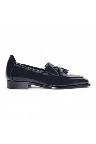 Duca Fano Men’s Shoes Patent Leather Tassel Loafer (D1138)-AmbrogioShoes