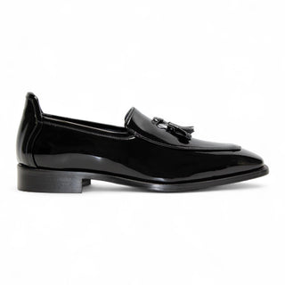 Duca Fano Men’s Shoes Patent Leather Tassel Loafer (D1138)-AmbrogioShoes