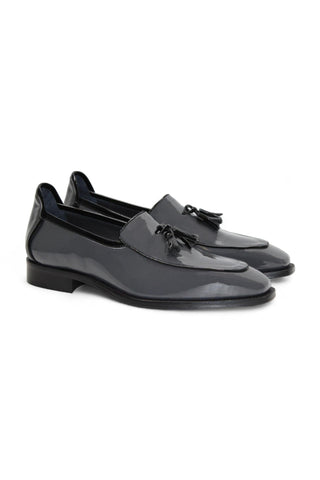 Duca Fano Men’s Shoes Patent Tassel Loafer (D1138)