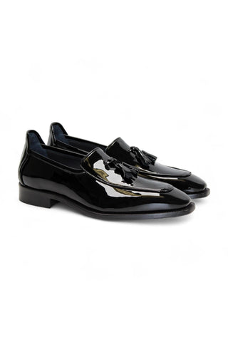 Duca Fano Men’s Shoes Patent Tassel Loafer (D1138)