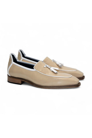 Duca Fano Men’s Shoes Patent Tassel Loafer (D1138)