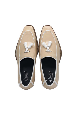 Duca Fano Men’s Shoes Patent Tassel Loafer (D1138)