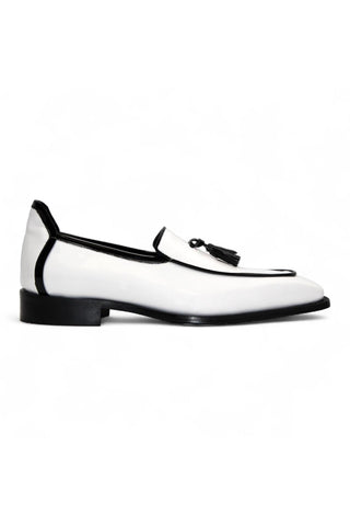 Duca Fano Men’s Shoes Patent Tassel Loafer (D1138)