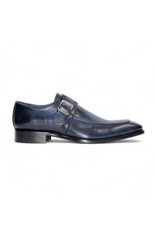 Duca Garda Men’s Shoes Calf-Skin Leather Monk-Straps (D1027)-AmbrogioShoes