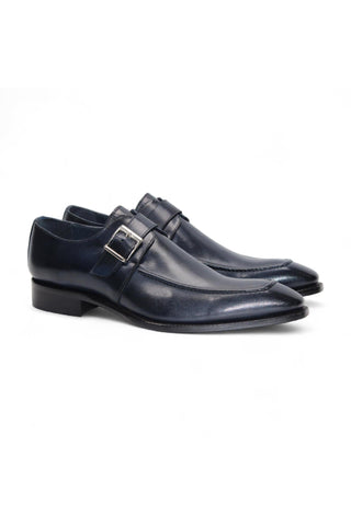 Duca Garda Men’s Shoes Leather Monk-Straps (D1027)