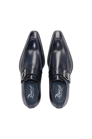 Duca Garda Men’s Shoes Leather Monk-Straps (D1027)