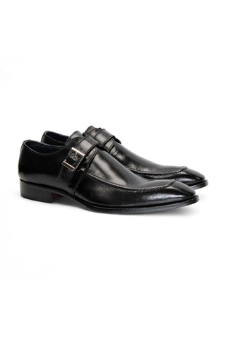 Duca Garda Men’s Shoes Leather Monk-Straps (D1027)