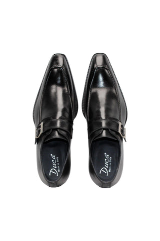 Duca Garda Men’s Shoes Leather Monk-Straps (D1027)