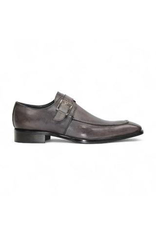 Duca Garda Men’s Shoes Leather Monk-Straps (D1027)