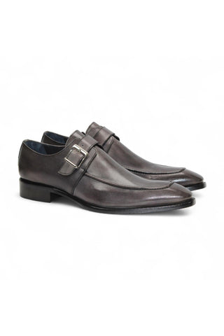 Duca Garda Men’s Shoes Leather Monk-Straps (D1027)