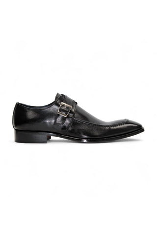Duca Garda Men’s Shoes Leather Monk-Straps (D1027)