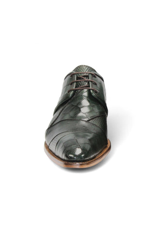 Duca Imperio Men’s Shoes Multi Embossed Leather Cap-Toe Derby (D1156)