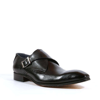 Duca Italian Mens Shoes Nero Loafers (D1005)-AmbrogioShoes