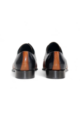 Duca Lombardi Men’s Shoes Calf-Skin Leather Cap-Toe Derby (D1157)-AmbrogioShoes