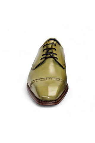 Duca Lombardi Men’s Shoes Leather Cap-Toe Derby (D1157)