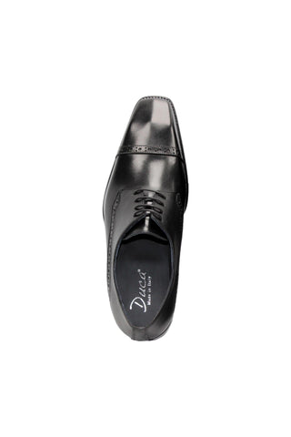 Duca Lombardi Men’s Shoes Leather Cap-Toe Derby (D1157)