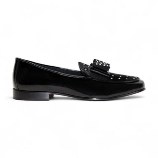 Duca Maratea Men's Shoes Patent Leather & Velvet Loafer (D1163)-AmbrogioShoes