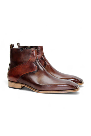 Duca Pedaso Men’s Shoes Calf-Skin Leather Boots (D1166)-AmbrogioShoes