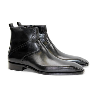Duca Pedaso Men’s Shoes Calf-Skin Leather Boots (D1166)-AmbrogioShoes