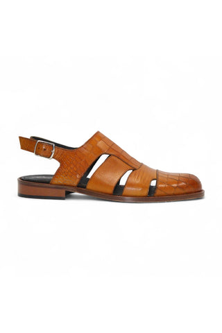 Duca Positano Leather Fisherman Sandal-AmbrogioShoes