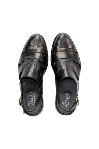Duca Positano Leather Fisherman Sandal