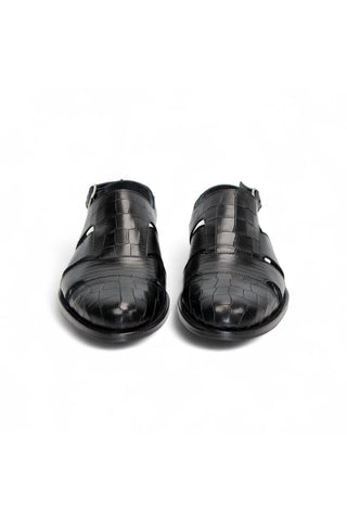 Duca Positano Leather Fisherman Sandal