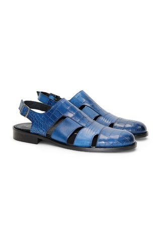 Duca Positano Leather Fisherman Sandal