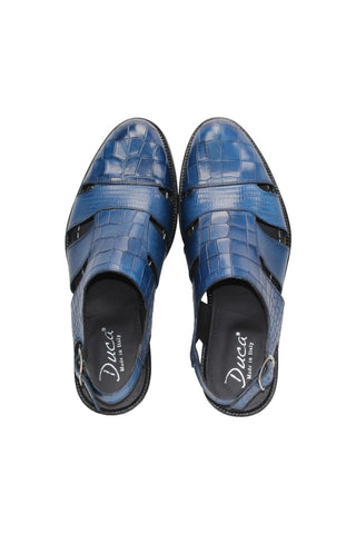 Duca Positano Leather Fisherman Sandal