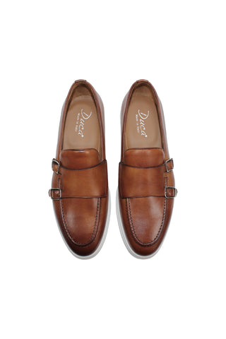 Duca Rimini Leather Double Monk-Strap