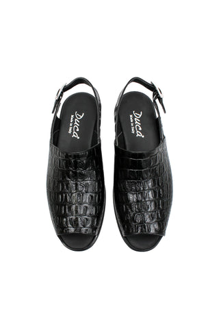 Duca SA136 Embossed Leather Sandal