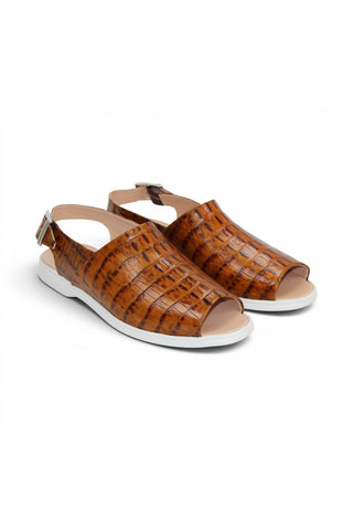 Duca SA136 Embossed Leather Sandal