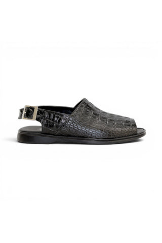 Duca SA136 Embossed Leather Sandal