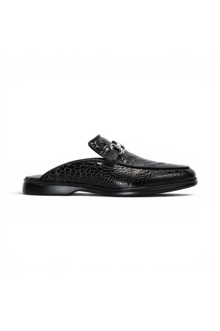 Duca SA493 Embossed & Grainy Leather Sandal