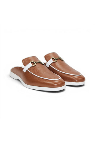 Duca SA493 Embossed & Grainy Leather Sandal