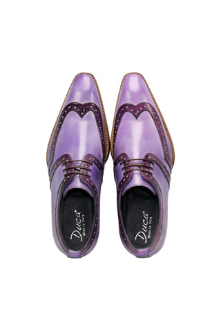 Duca Savona Leather Wing-tip Derby-AmbrogioShoes