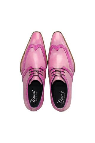 Duca Savona Leather Wing-tip Derby-AmbrogioShoes