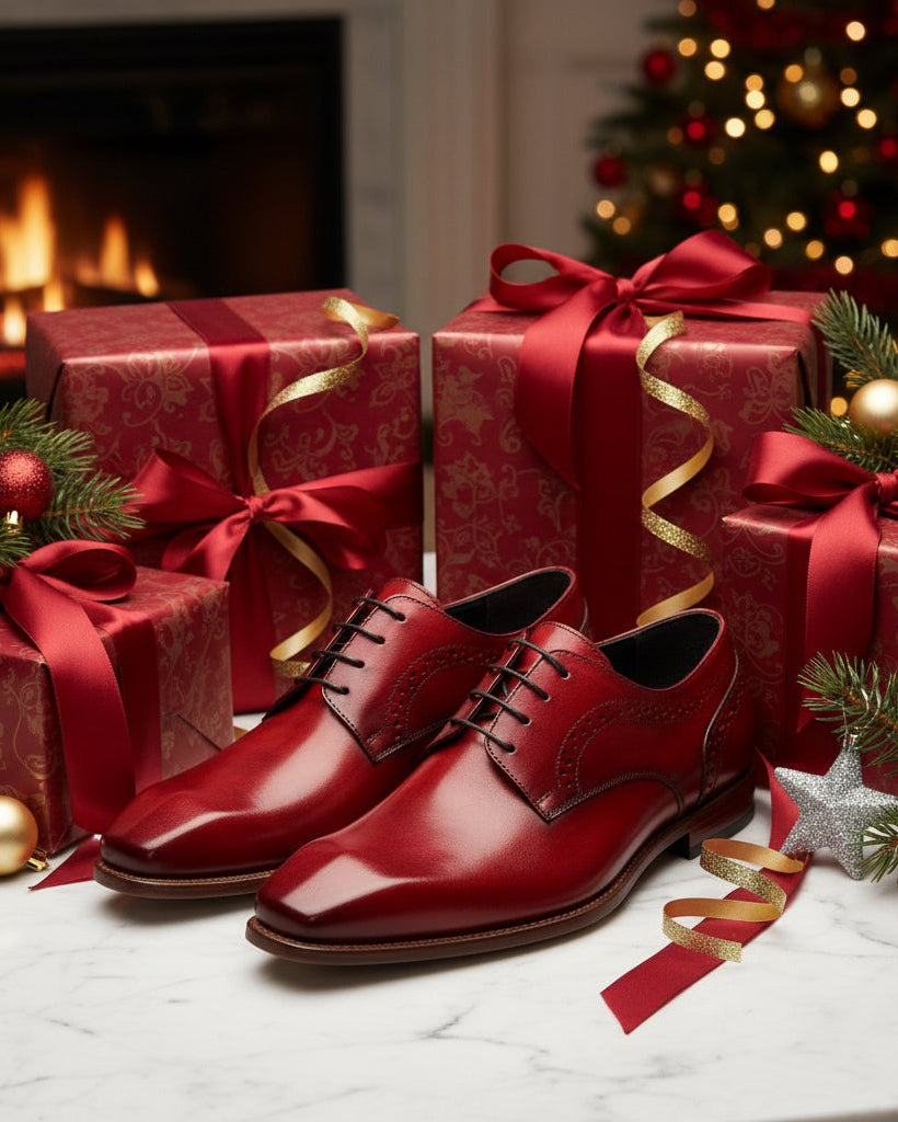 Duca Spada Men's Shoes Calf-Skin Leather Derby (D1173)-AmbrogioShoes