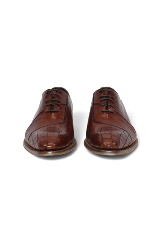 Duca Spoleto I Embossed Leather Oxford