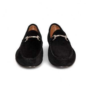 Duca Termoli Men's Shoes Suede Leather Slip-On Horse-bit Loafer (D1183)-AmbrogioShoes