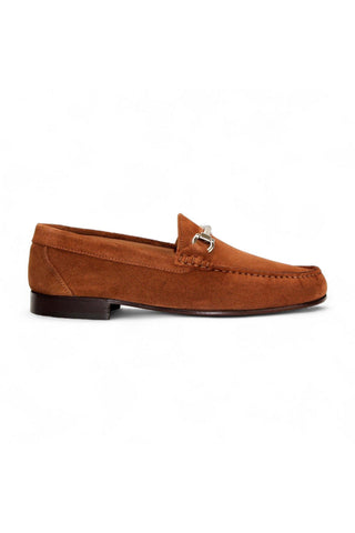 Duca Termoli Suede Slip-On Horse-bit Loafer (D1183)-AmbrogioShoes