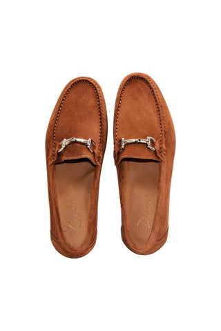 Duca Termoli Suede Slip-On Horse-bit Loafer (D1183)-AmbrogioShoes