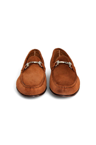 Duca Termoli Suede Slip-On Horse-bit Loafer (D1183)-AmbrogioShoes